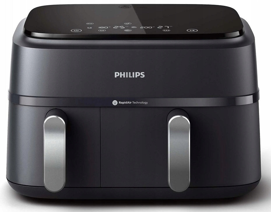 FRYTKOWNICA BEZTŁUSZCZOWA PHILIPS AirFryer Ovi Dual NA351/00 2750W 9L(FRYTKOWNICA BEZTŁUSZCZOWA PHILIPS AirFryer Ovi Dual NA351/00 2750W 9L)