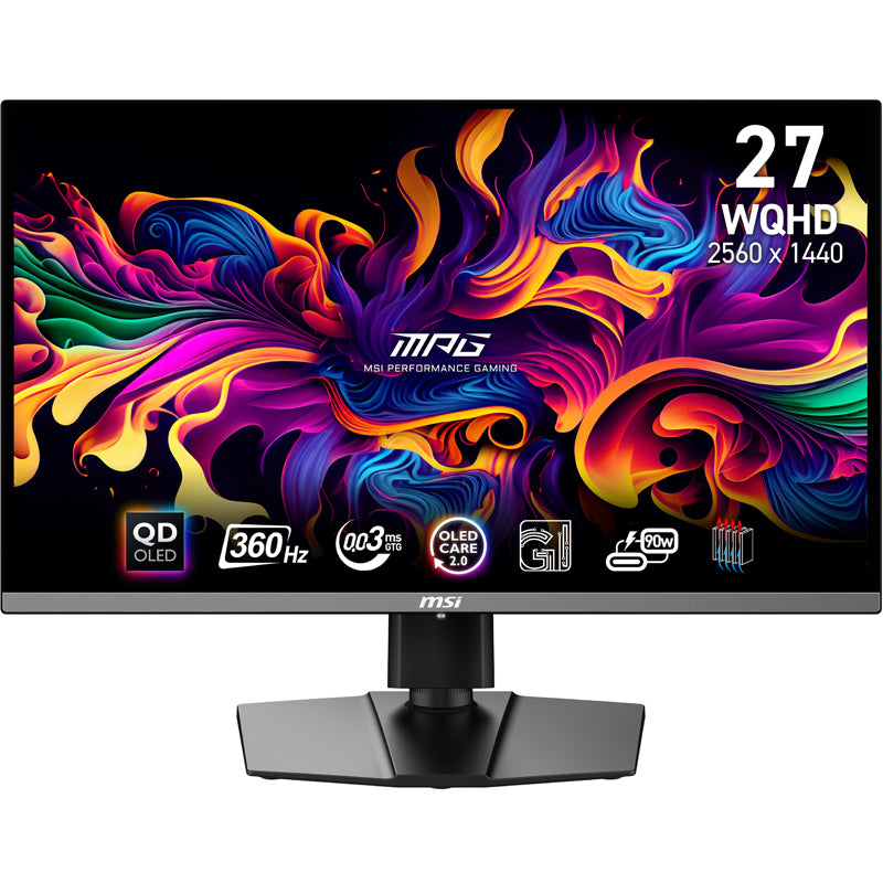MSI Monitor 27 MSI MPG 271QRX QD-OLED |2560x1440 WQHD|0,03ms |360Hz |HDR|PIVOT