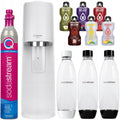 OdkryjSodaStream SATURATOR DO WODY SODASTREAM TERRA BIAŁY 3 BUTELKI + CYLINDER + 6 NAPOJÓW
