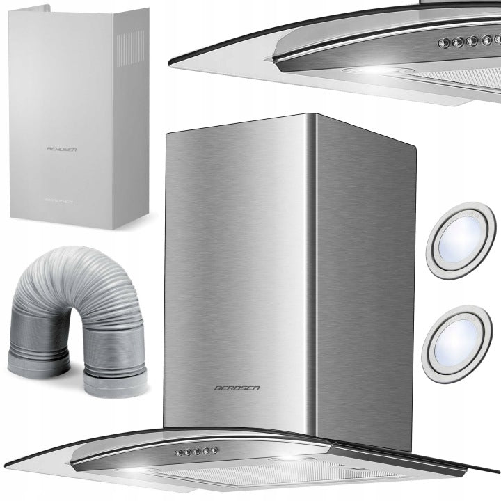 Berdsen OKAP KUCHENNY 60cm KOMINOWY LED BT-202 BERDSEN