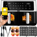 Frytkownica beztłuszczowa Dwukomorowa 10L Air Fryer Yoer 2850W 10 programów(Frytkownica beztłuszczowa Dwukomorowa 10L Air Fryer Yoer 2850W 10 programów)