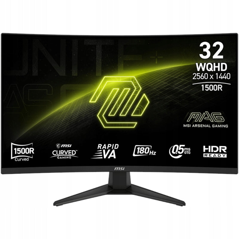 MSI Monitor 31,5 MSI MAG 321CQF E18 | 2560x1440 WQHD | 180Hz 0,5ms Rapid IPS(27 /Monitor 31)