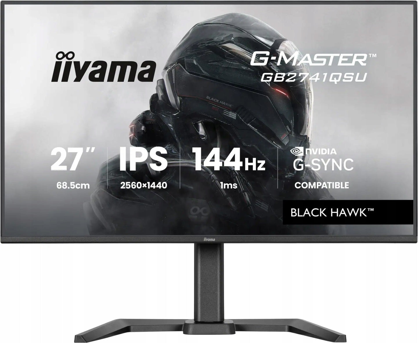 iiyama Monitor iiyama G-MASTER Black Hawk GB2741QSU-B1 27 QHD